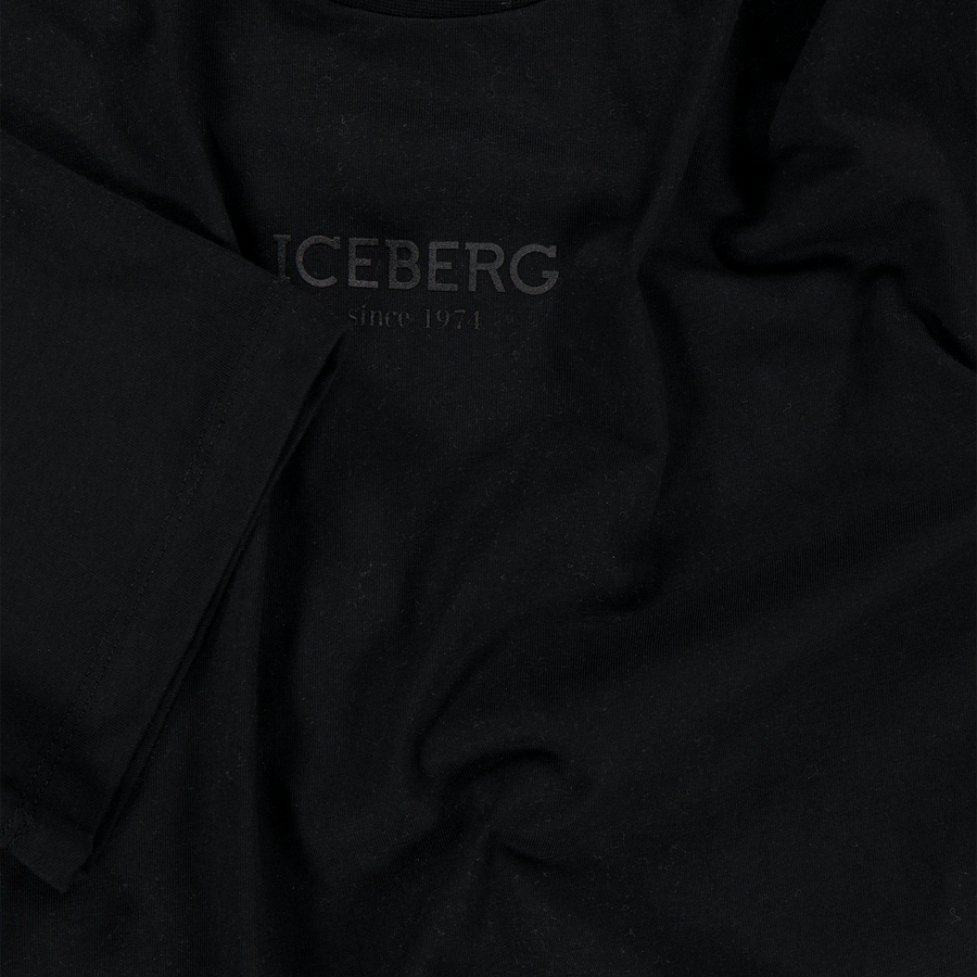 Iceberg Enfant Garçons T-shirt Noir