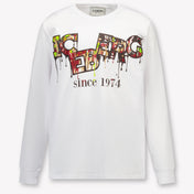 Iceberg Kinder Jongens T-Shirt In Wit