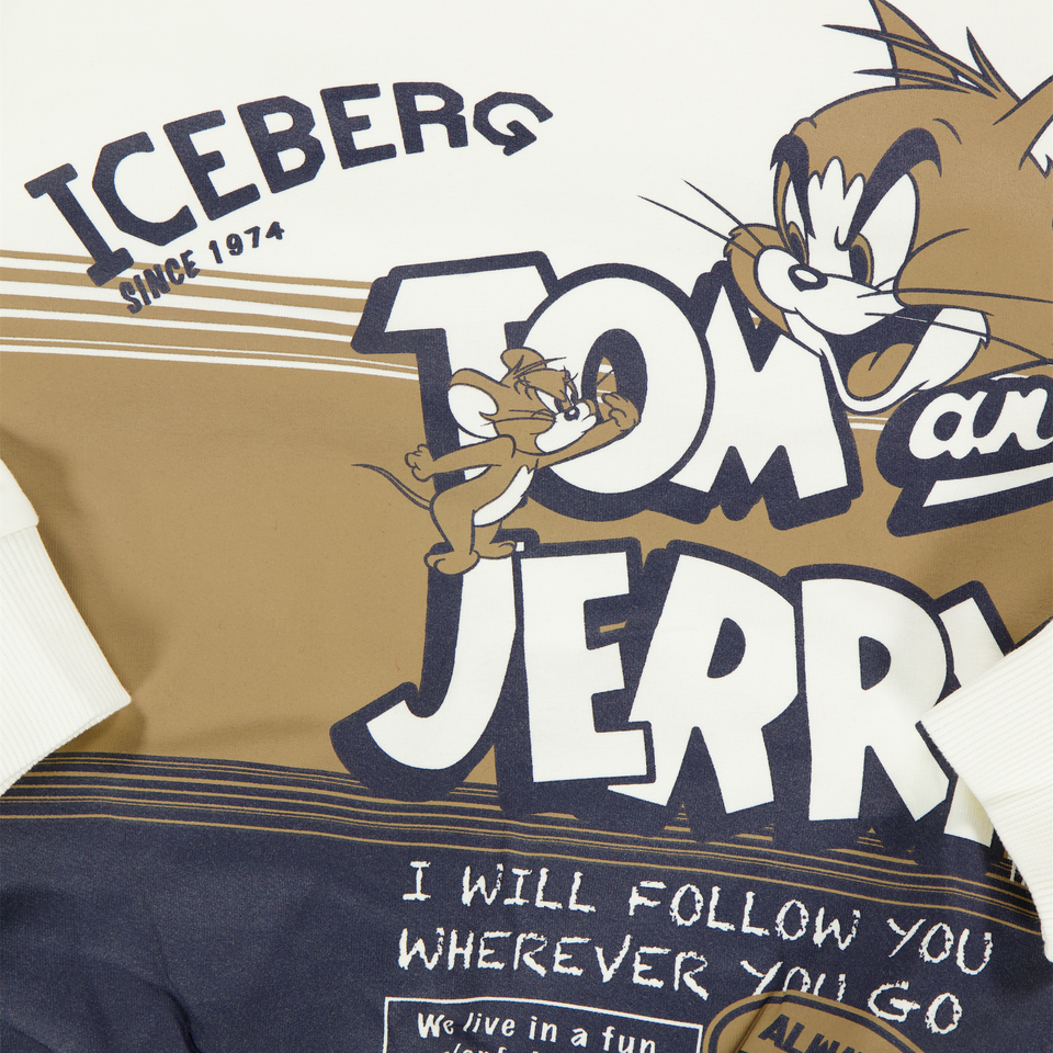 Iceberg Kinder Jongens Joggingpak In Off White