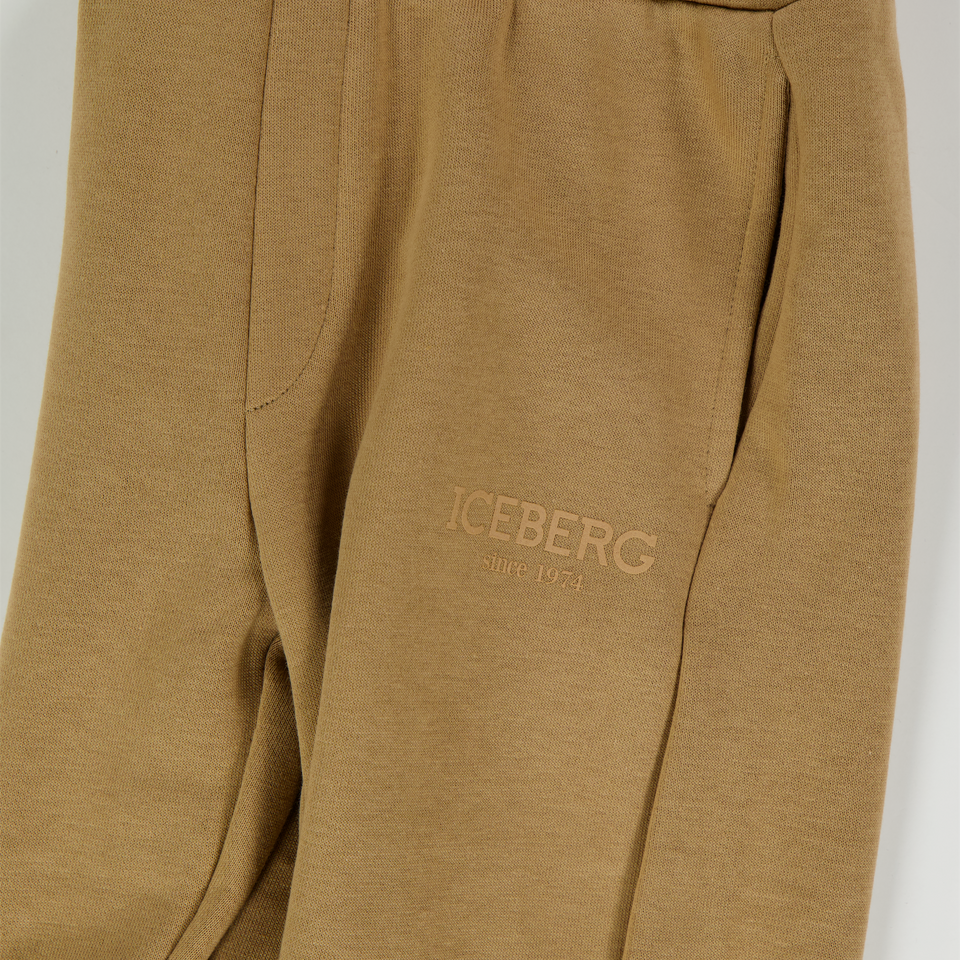 Iceberg Niño Chicos Pantalones Camel
