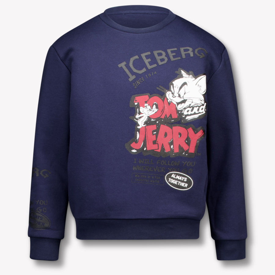 Iceberg Enfant Garçons Pull Navy