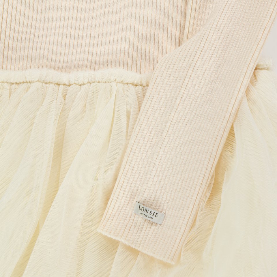 Donsje Amsterdam Kinder Filles Robe Rose Léger