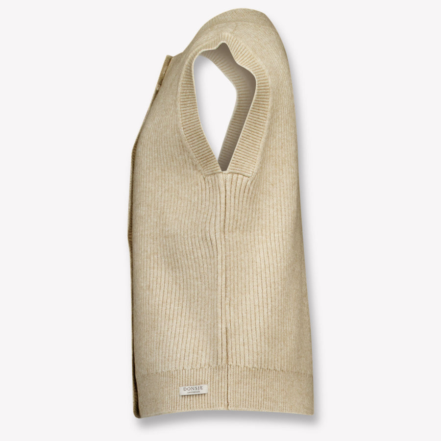 Donsje Amsterdam Kinder Filles Gilet Sable