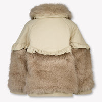 Donsje Amsterdam Kinder Filles Vestes en fausse fourrure Beige