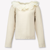 Donsje Amsterdam Kinder Filles T-shirt Beige Clair