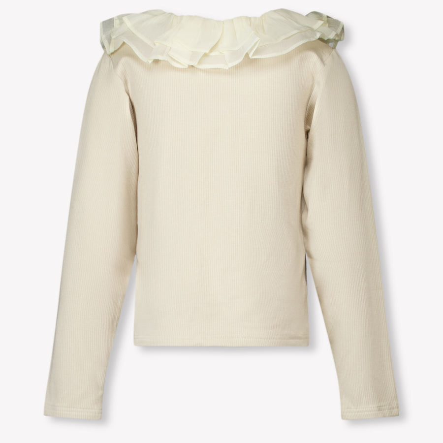 Donsje Amsterdam Kinder Filles T-shirt Beige Clair