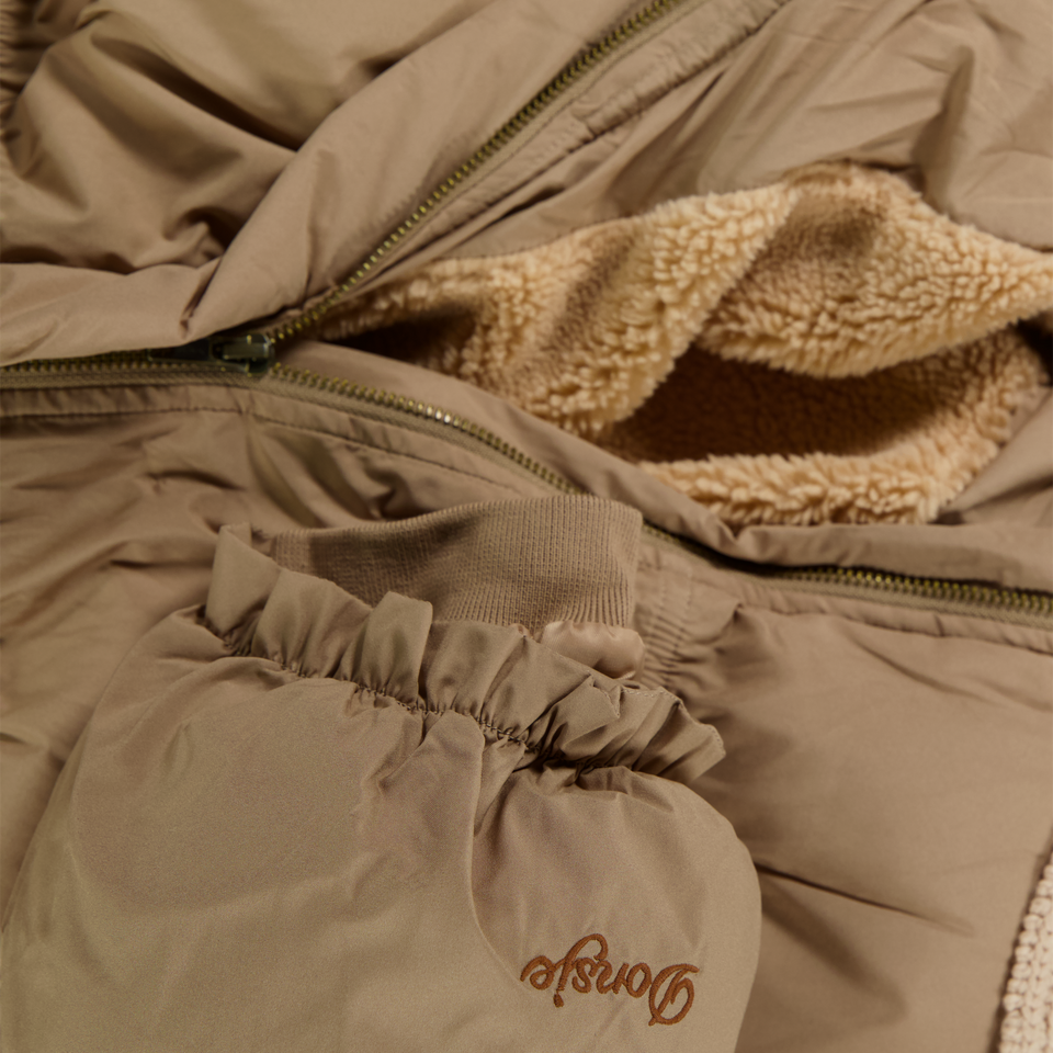 Donsje Amsterdam Kinder Chicas Chaqueta de invierno Rosa Antiguo