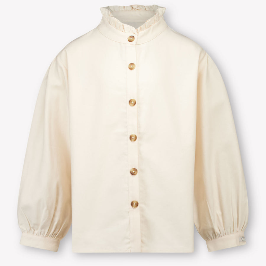Donsje Amsterdam Kinder Mädchen Bluse reHelles Beige