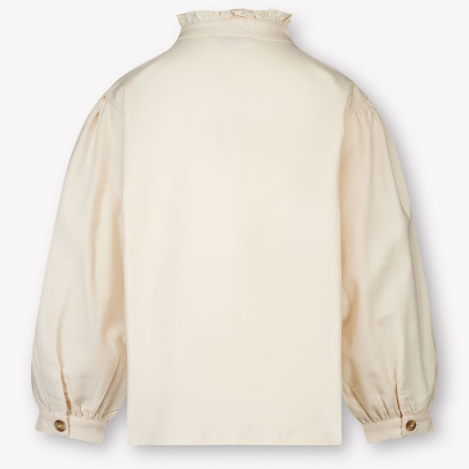 Donsje Amsterdam Kinder Filles Chemisier Beige Clair