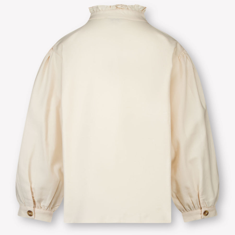 Donsje Amsterdam Kinder Mädchen Bluse reHelles Beige