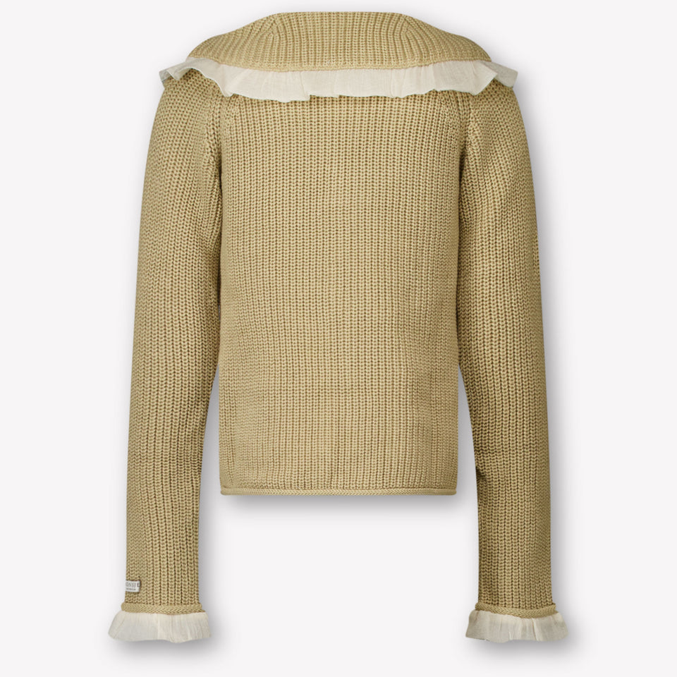 Donsje Amsterdam Kinder Ragazze Maglia Taupe