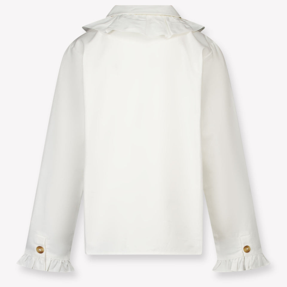 Donsje Amsterdam Kinder Filles Blouse en blanc