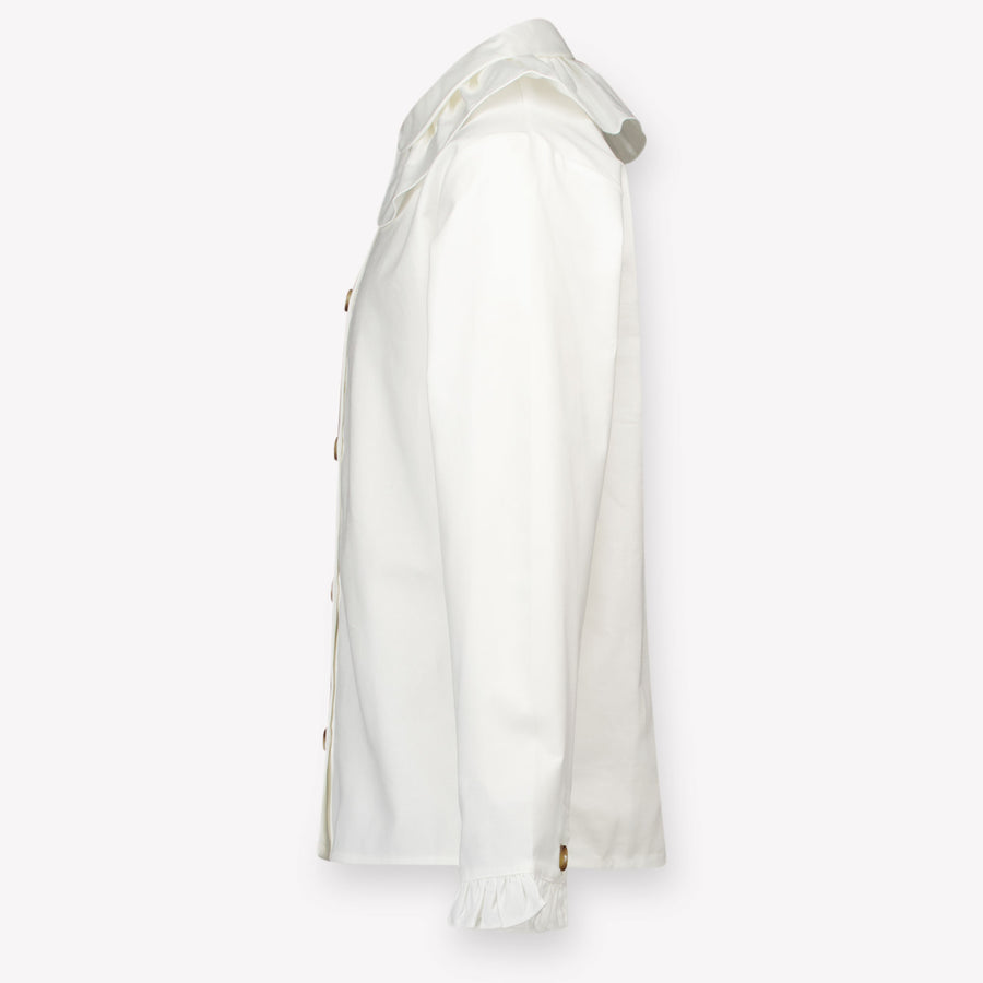 Donsje Amsterdam Kinder Filles Blouse en blanc