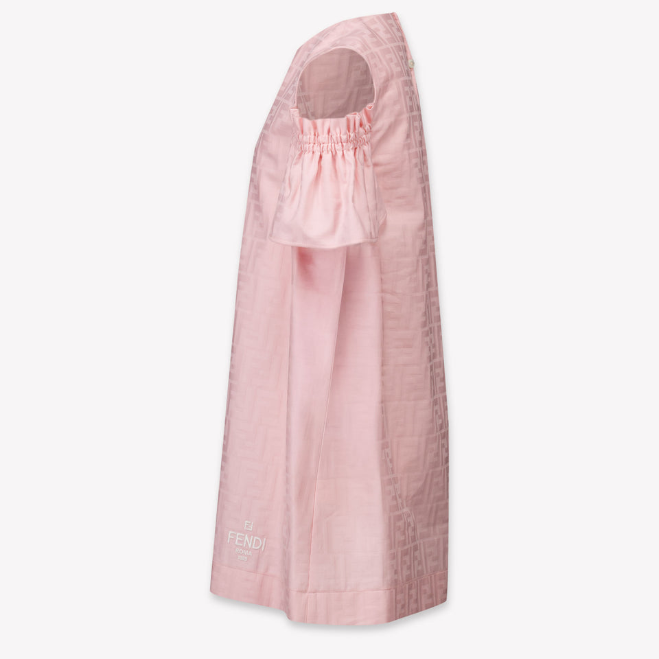 Fendi Ragazzo Ragazze Vestito Rosa Chiaro
