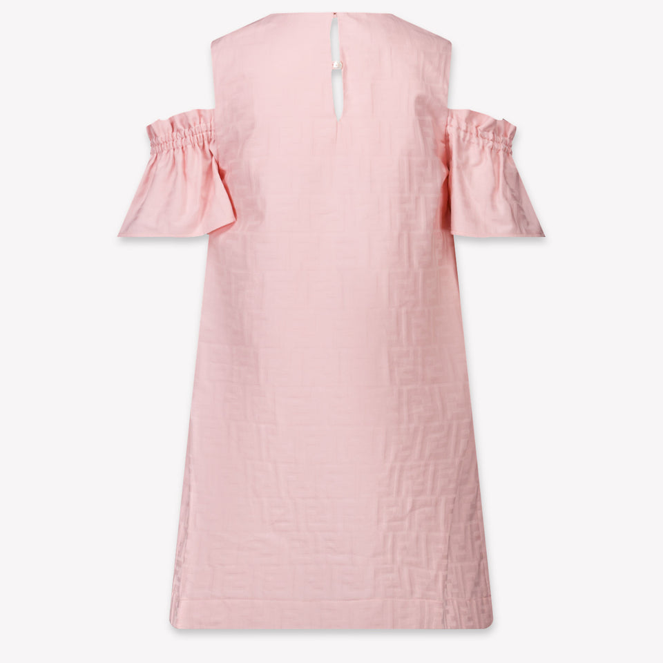 Fendi Ragazzo Ragazze Vestito Rosa Chiaro