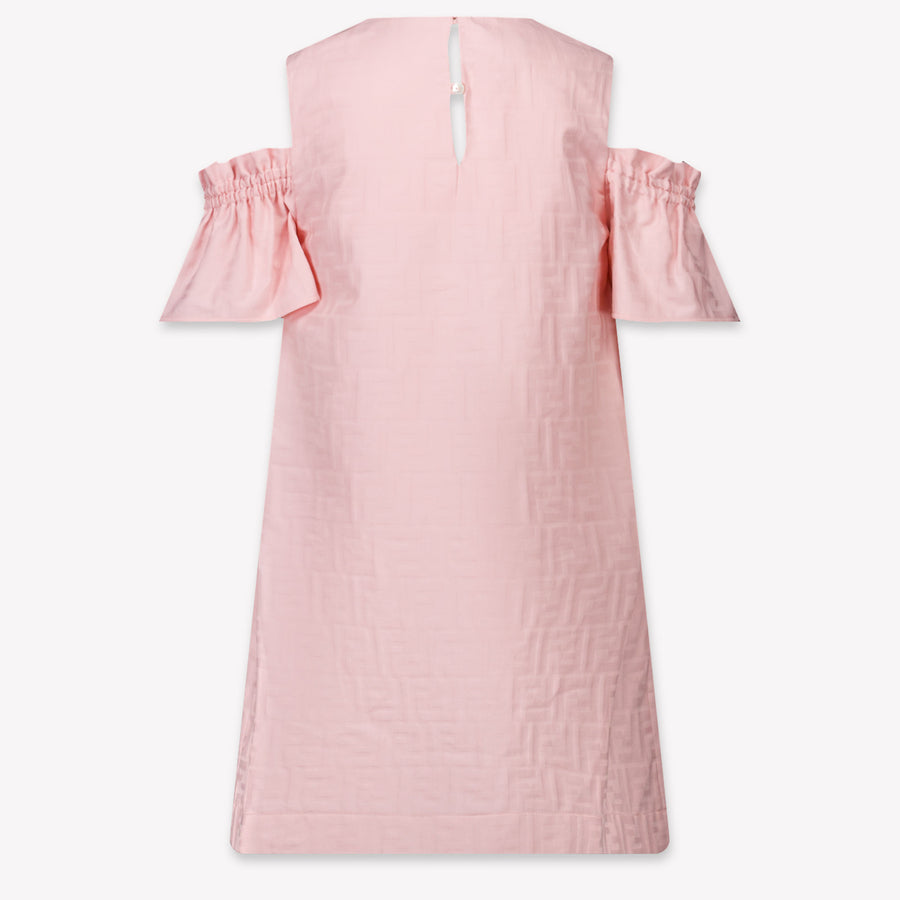 Fendi Enfant Filles Robe Rose Léger