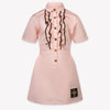 Fendi Enfant Filles Robe Rose Léger