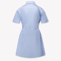 Fendi Enfant Filles Robe Bleu Clair