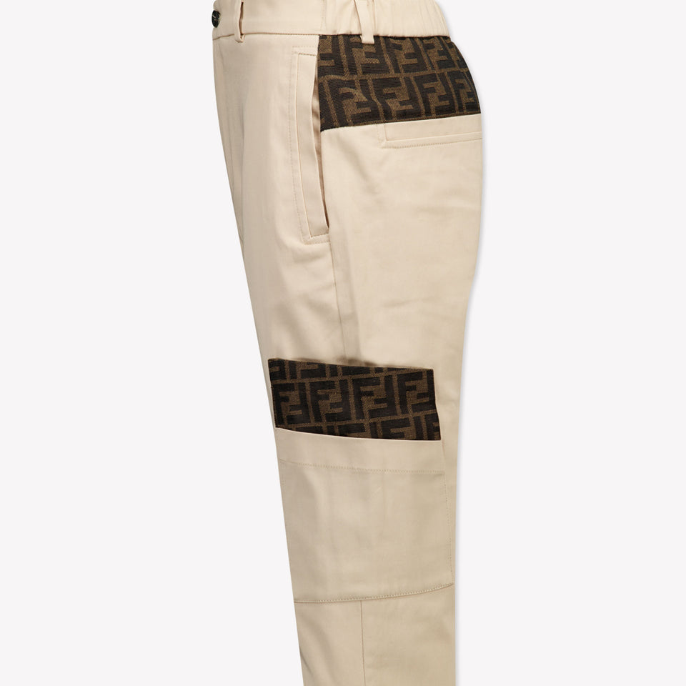 Fendi Kinder Jongens Broek In Beige