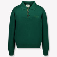 Fendi Kinder Jungen Pullover Dunkelgrün