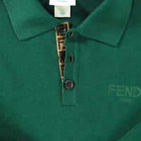 Fendi Kinder Jungen Pullover Dunkelgrün