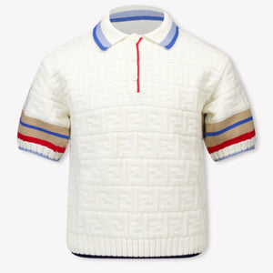 Fendi Ragazzo Ragazzi Polo Off White