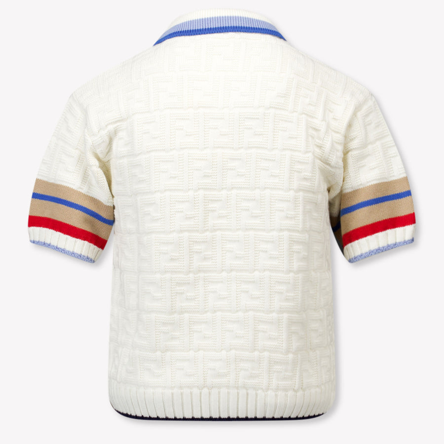 Fendi Ragazzo Ragazzi Polo Off White