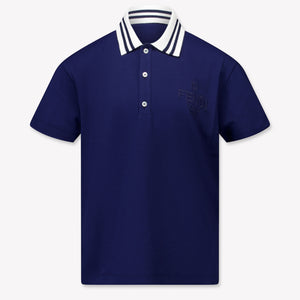 Fendi Ragazzo Ragazzi Polo Navy
