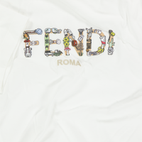 Fendi Kinder Jungen T-Shirt Weiß