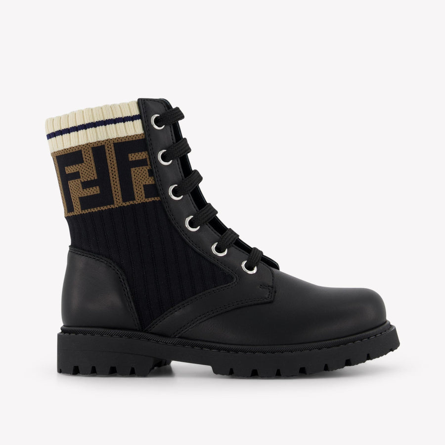 Fendi Kinder Meisjes Laarzen In Zwart