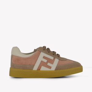 Fendi Unisexe Baskets Beige