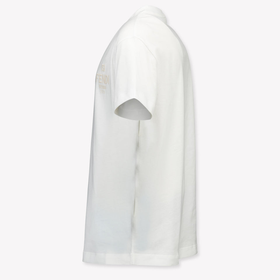 Fendi Ragazzo Unisex Maglietta dentro Bianco