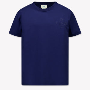 Fendi Niño Unisex Camiseta en Navy