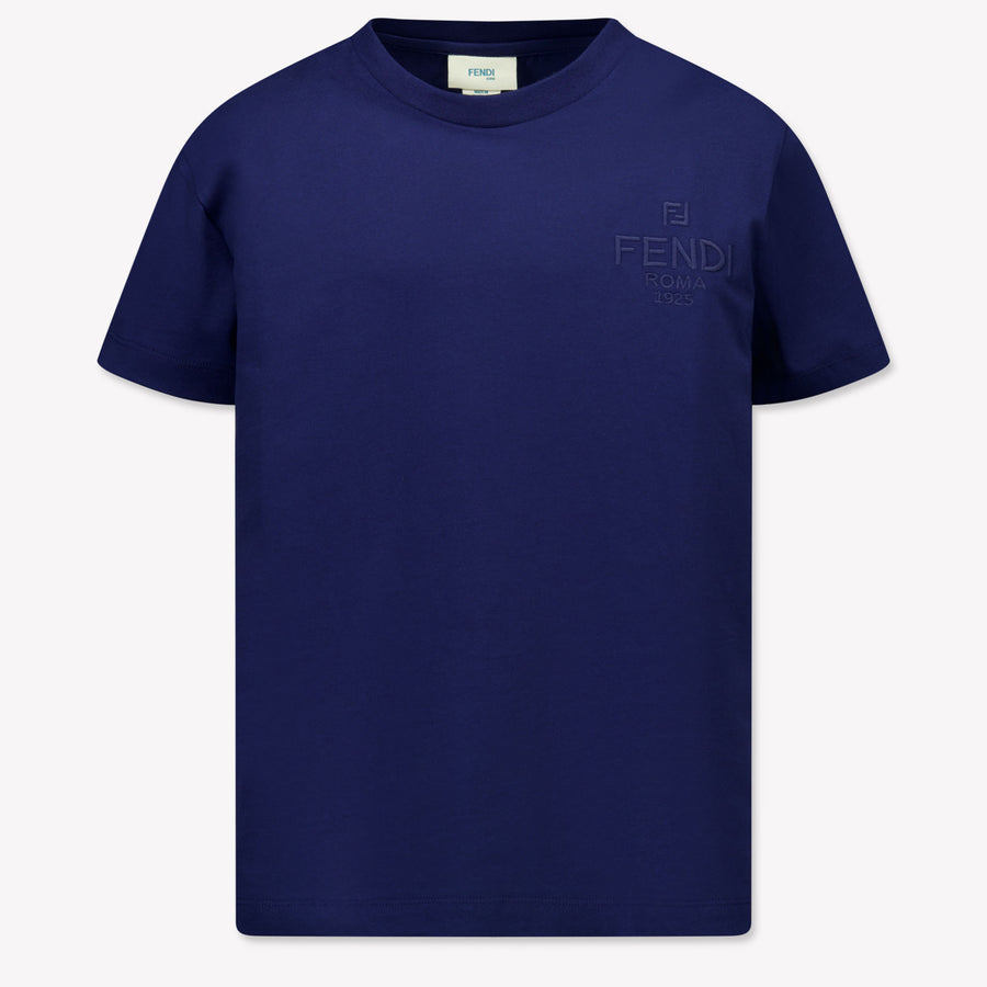 Fendi Niño Unisex Camiseta en Navy