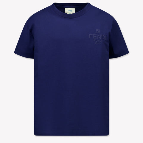 Fendi Niño Unisex Camiseta en Navy
