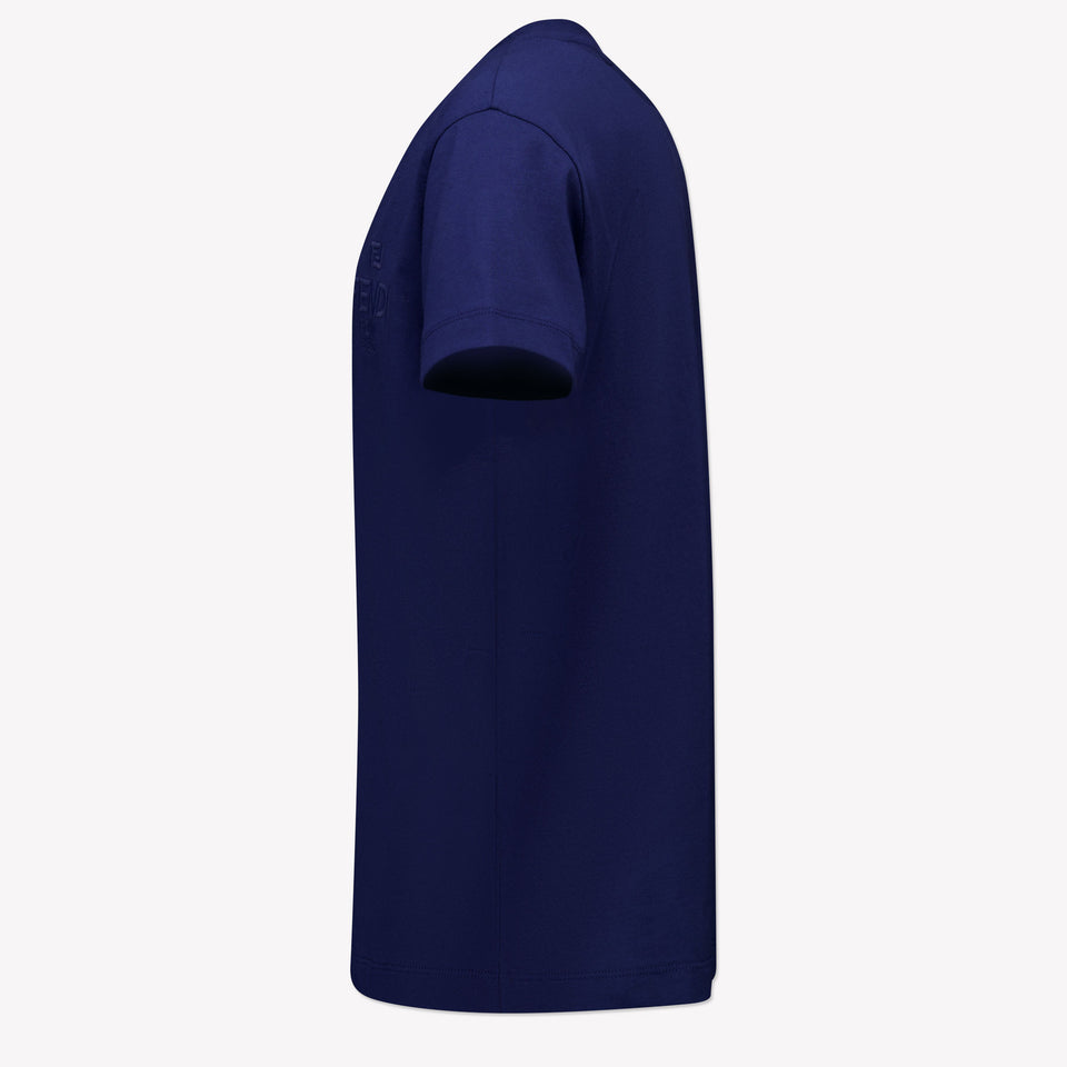 Fendi Ragazzo Unisex Maglietta dentro Navy
