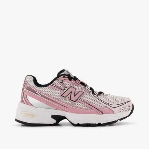 New Balance Gr740 Unisexe Baskets Rose Léger