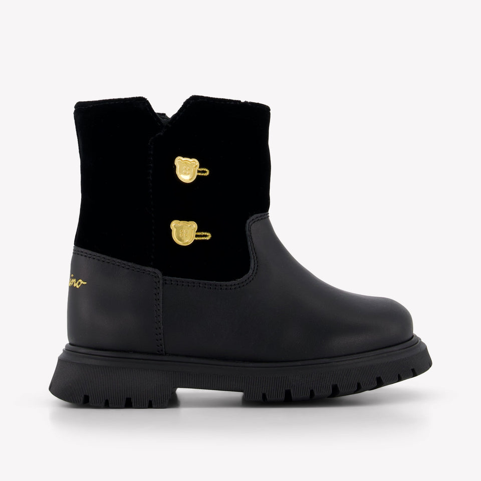 Moschino Bébé Filles Botter Noir