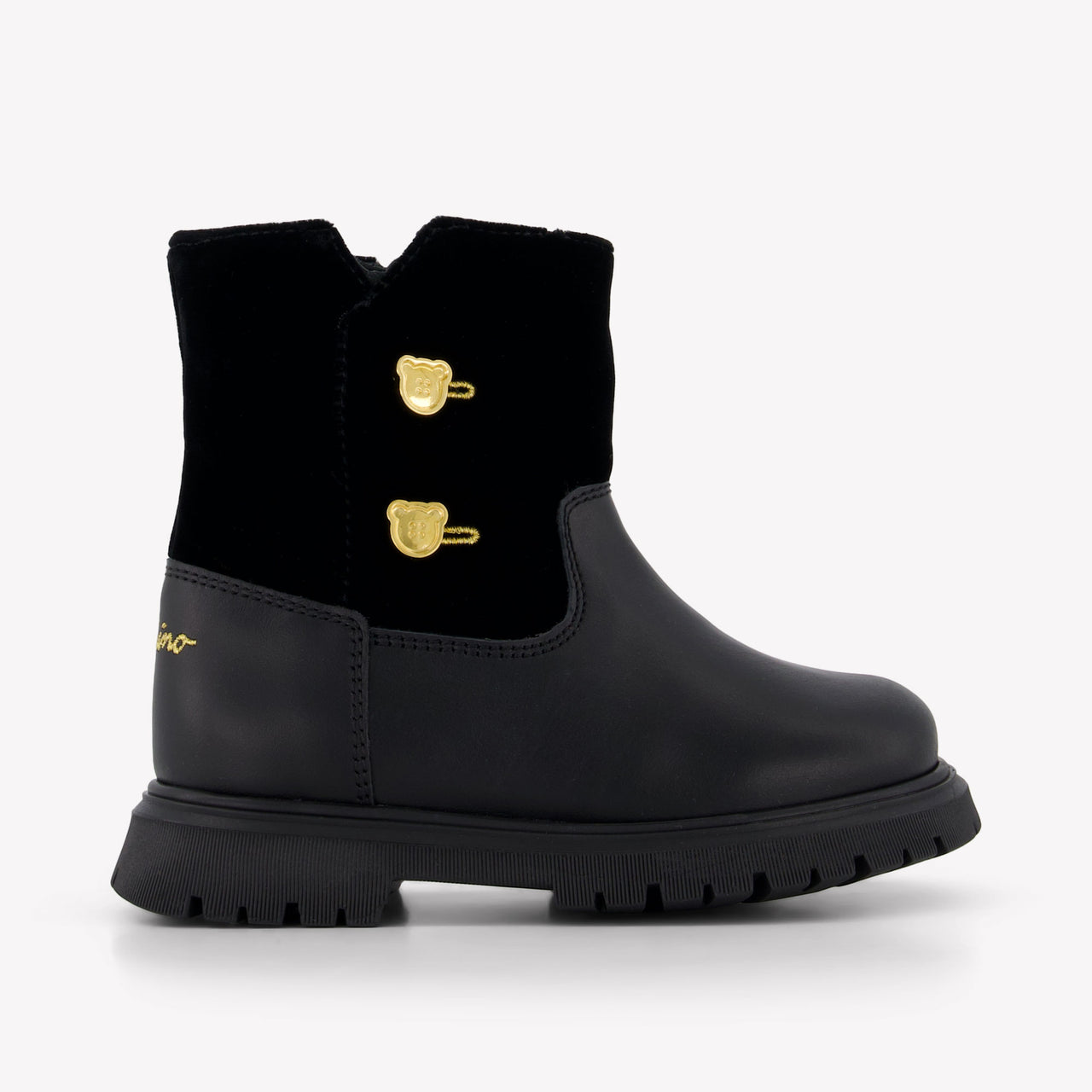 Moschino Bébé Filles Botter Noir