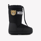Moschino Meisjes Snowboots In Zwart