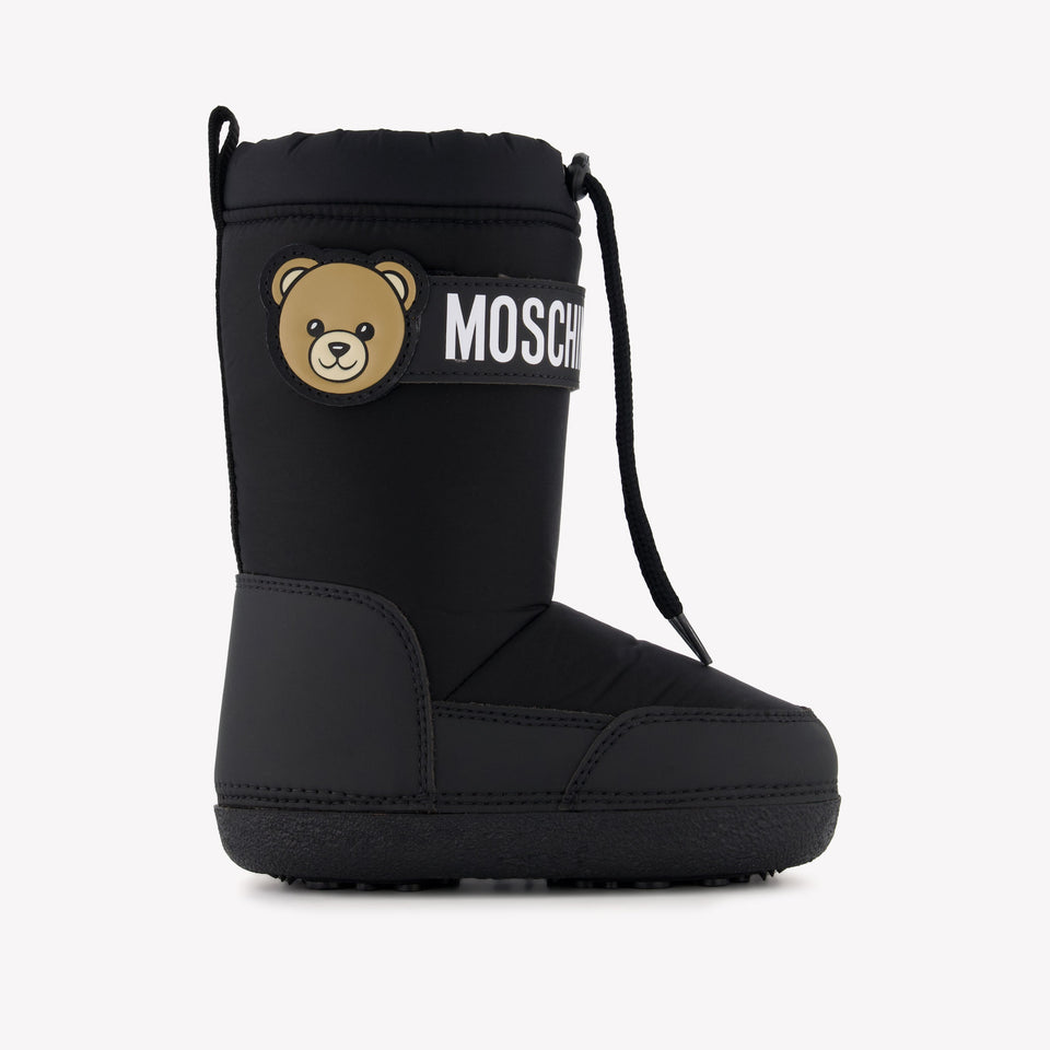 Moschino Meisjes Snowboots In Zwart