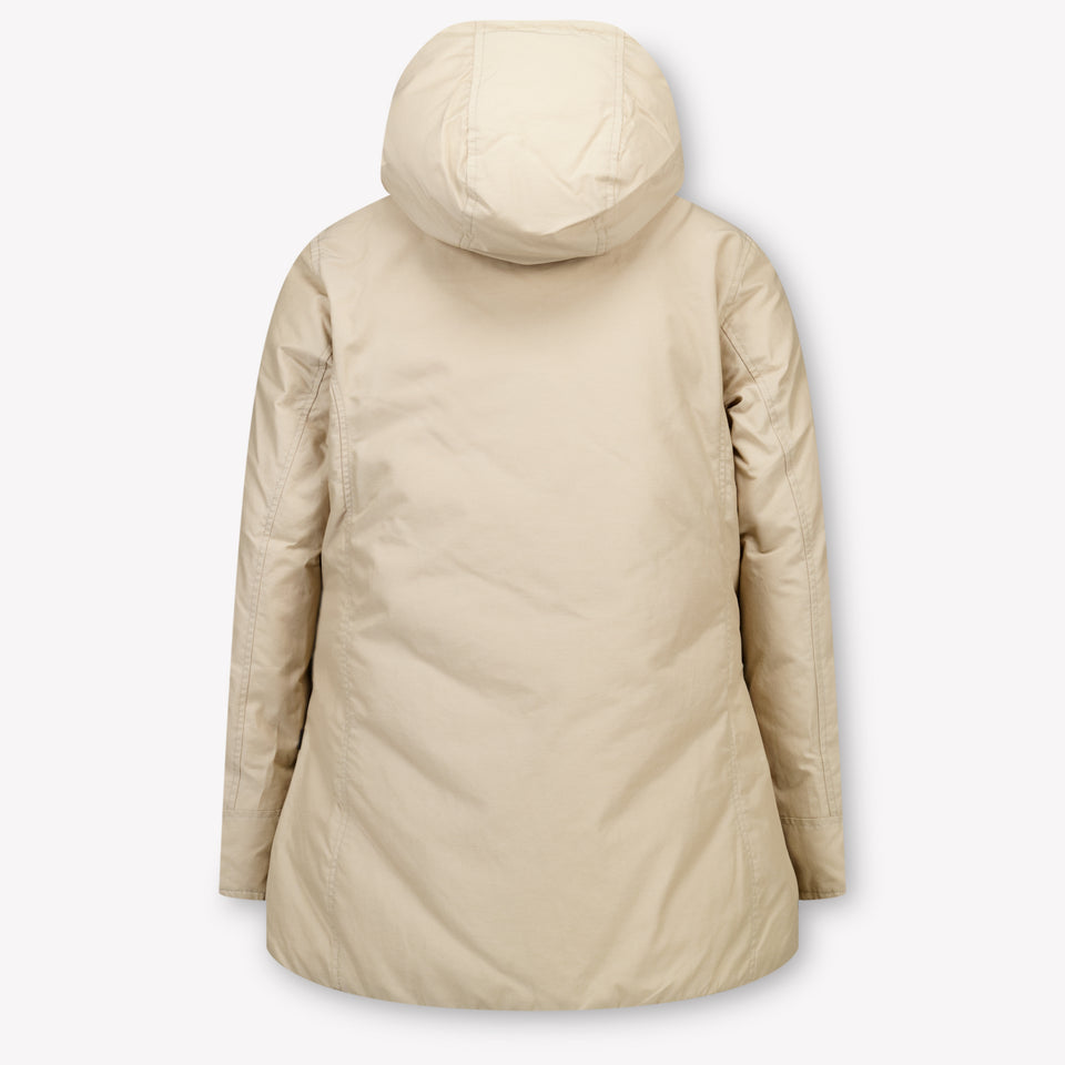 Woolrich Kids Girls Winter Coat  Beige