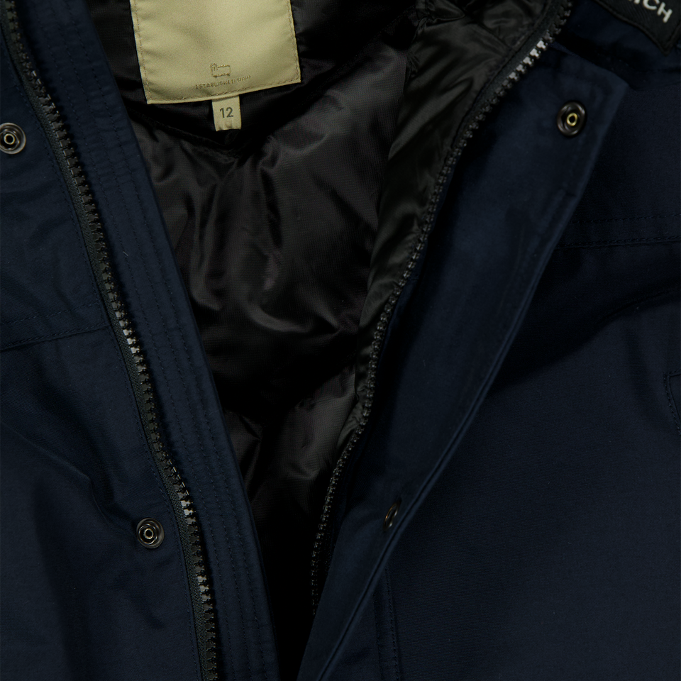 Woolrich Niño Chicos Chaqueta de invierno Navy
