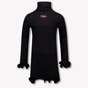 Fendi Enfant Filles Robe Noir