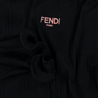 Fendi Enfant Filles Robe Noir
