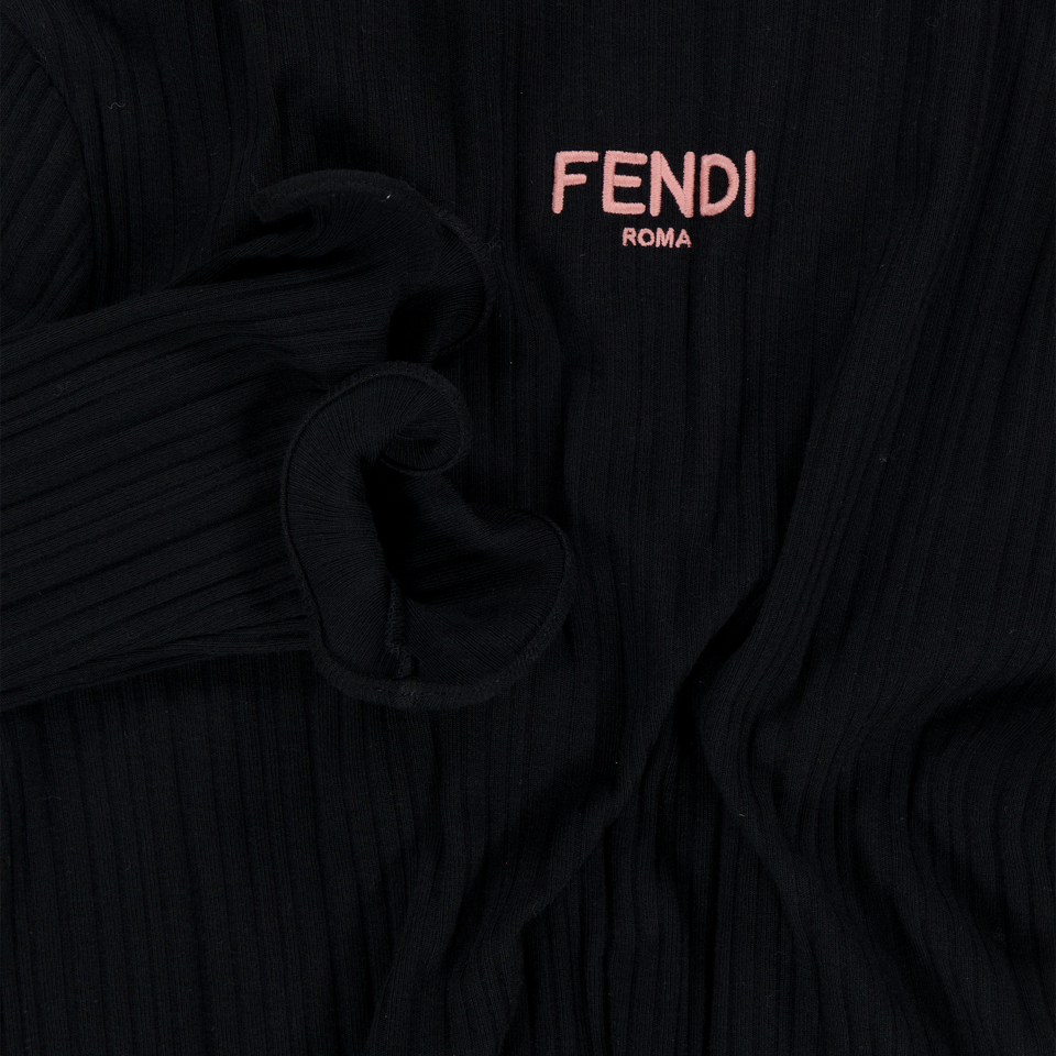 Fendi Enfant Filles T-shirt Noir