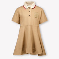 Fendi Enfant Filles Robe Camel