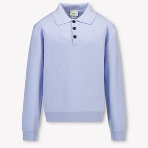 Fendi Niño Chicos Suéter en Azul Claro