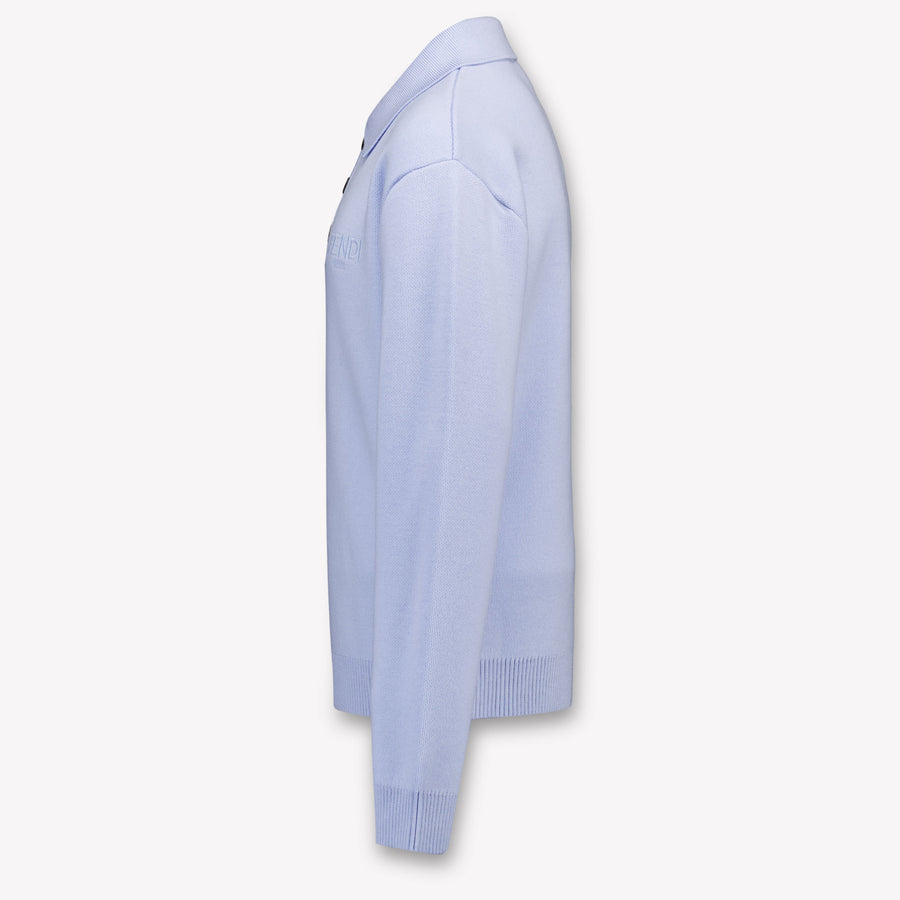 Fendi Niño Chicos Suéter en Azul Claro