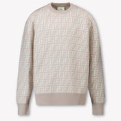 Fendi Enfant Unisexe Pull Gris